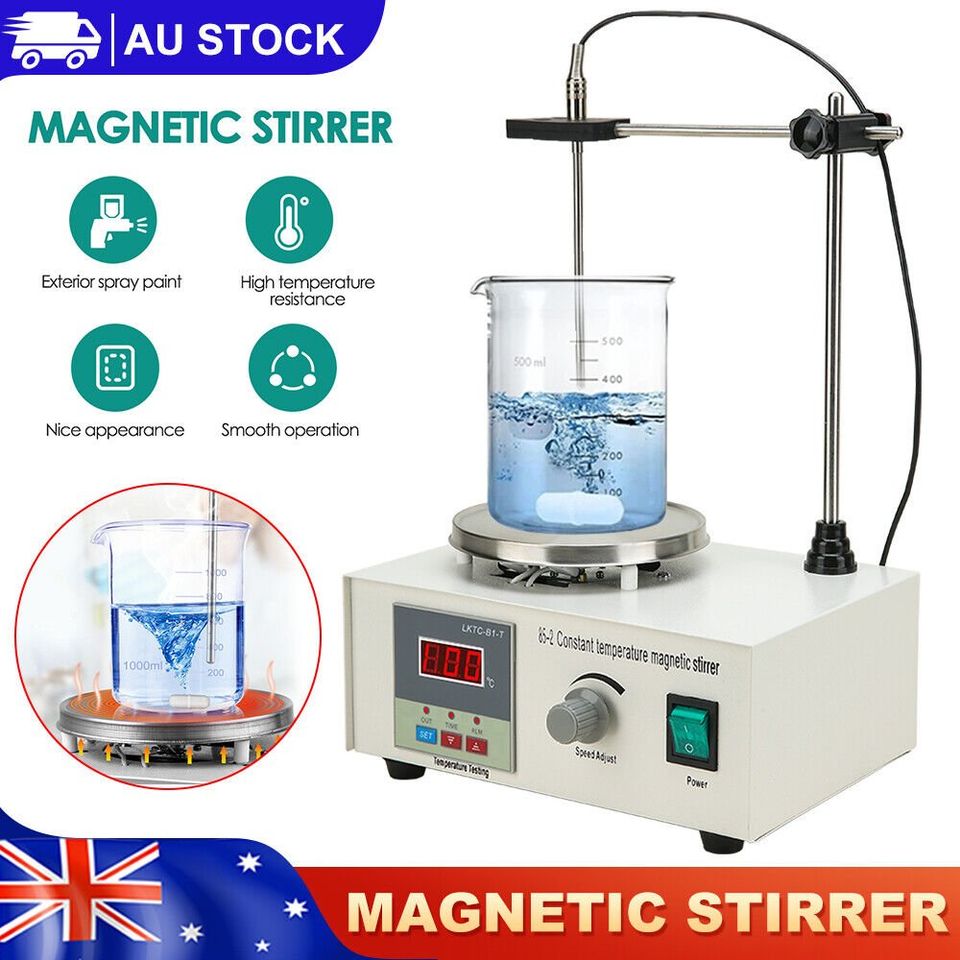 Digital Magnetic Stirrer Heating Plate Stirrers Hot Plate Mixer Kit for Lab Home