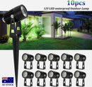 10X 12V LED Spotlights Landscape Outdoor Waterproof 5 W Garden Lights Floodlight