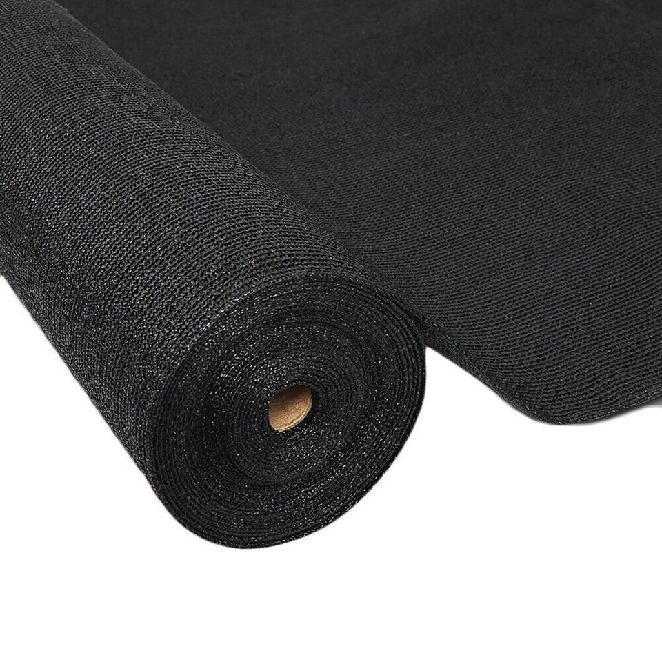 90% UV Sun Shade Cloth Shadecloth Sail Roll Mesh Outdoor Black