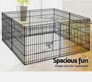 i.Pet 24" 8 Panel Pet Dog Playpen Puppy Exercise Cage Enclosure Fence Play Pen