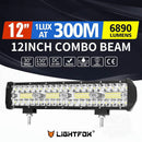 12inch Osram LED Light Bar Work Driving Lamp Combo Offroad 4WD Truck
