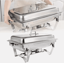 9L / 3 x 3L Trays Chafing Dish Stainless Steel Buffet Food Warmer