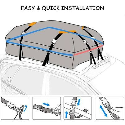 Car Roof Cargo Top Rack Travel Cargo Carrier Luggage Storage Waterproof