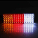 1 Pair Tail Lights Reverse 75LEDs Trailer Truck Utes Caravan Stop Indicator 12V