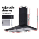 Range Hood Rangehood 900mm 90cm Kitchen Canopy LED Light Black