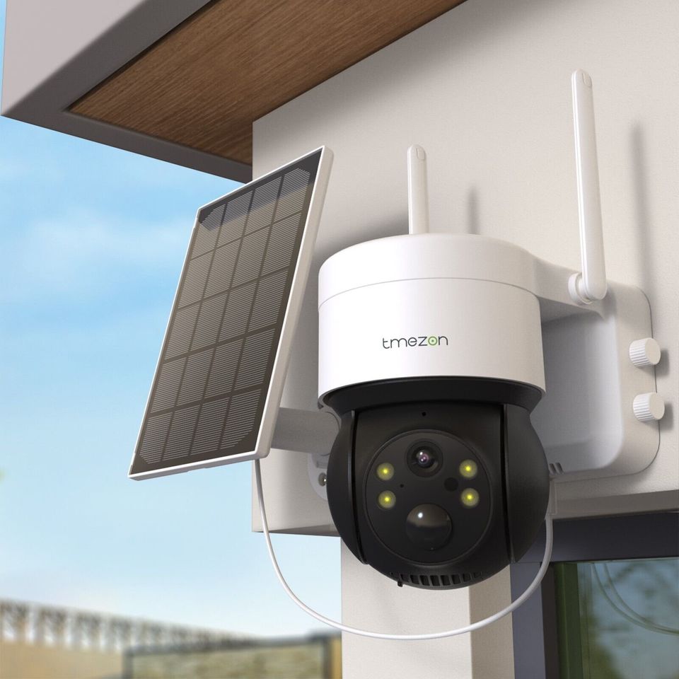 Solar Security Camera Battery Powered Outdoor Wireless Wifi CCTV PTZ Camera IP