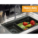 Cefito Kitchen Sink Basin Stainless Steel Under/Top/Flush Mount Bowl 750X450MM