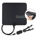 4K TV Antenna Flat Indoor HD Digital Indoor Amplified Amplifier 200 Mile Aerial