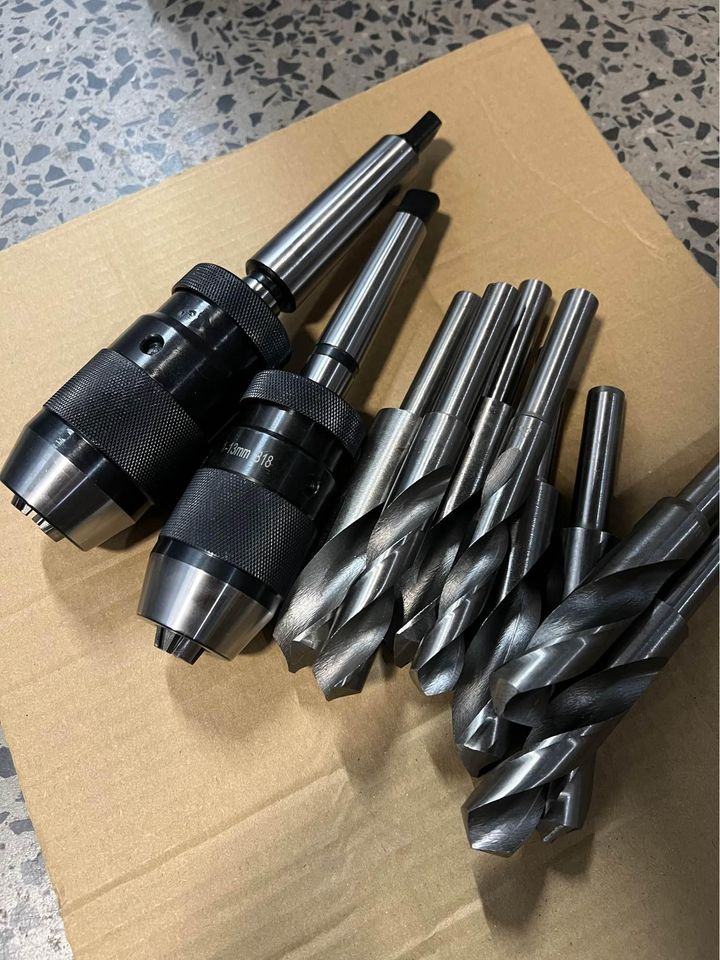 Drill bits + keyless chucks