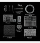 277 Silicone Mold Pendant Necklace Jewelry Epoxy Resin Mould Casting Craft Kit