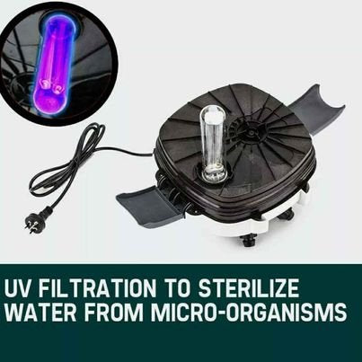 Aquarium External Canister Filter Aqua Fish Tank Pond Pump UV