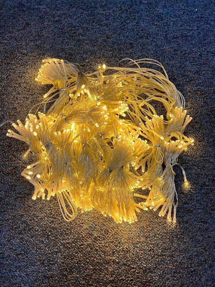 6x3m Waterproof LED Curtain Fairy Lights Wedding Indoor Outdoor Garden Party Decor