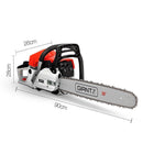 62CC Petrol Chainsaw 20" Bar Tree Pruning Chain Saw