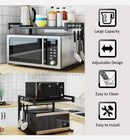 Microwave Shelf Kitchen Organiser Oven Rack Stand Storage Metal Cabinet Shelving
