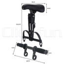 Front Mounted Child Bike Seat Top Tube Bicycle Detachable Kids Seat Armrest