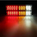 1 Pair Tail Lights Reverse LEDs Trailer Truck Boat Caravan Stop Indicator