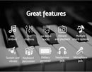 Alpha 61 Keys Digital Piano Keyboard Electronic Electric Keyboards Black