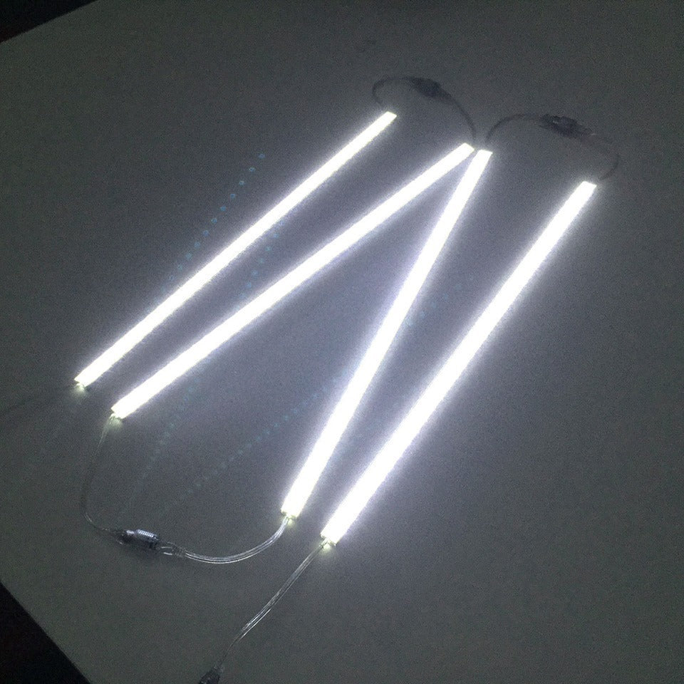 4X12V Waterproof Cool White 5630 Led Strip Lights Bars Camping Caravan Boat Car
