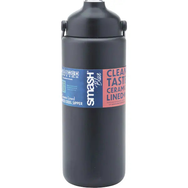 Smash Blue Icon Stainless Steel Sipper Bottle Assorted 1.1L
