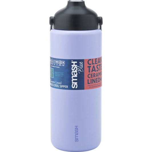 Smash Blue Icon Stainless Steel Sipper Bottle Assorted 1.1L