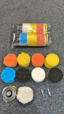 22pcs 3"" Buffing Waxing Polishing Sponge Pads Kit Set For Car Polisher Drill