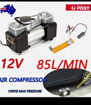 12v 4WD Car air compressor portable 85L tyre inflator Deflator hose truck pump
