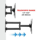 Full Motion TV Wall Mount Bracket Swivel Tilt 32 37 42 40 50 52 55 Inch LED LCD