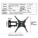 Full Motion TV Wall Mount Bracket Swivel Tilt 17 32 37 40 42 50 52 55 in LED LCD