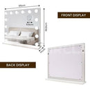 LED Makeup Mirror Light Stand Wall Mounted Vanity Mirrors Decor 14 Bulbs