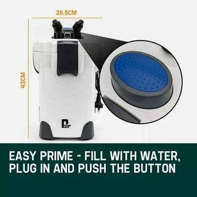 Aquarium External Canister Filter Aqua Fish Tank Pond Pump UV