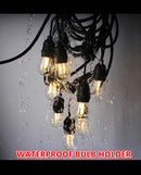 10 - 20m Festoon String Lights Non LED E27 Christmas Wedding Party Retro Bulb