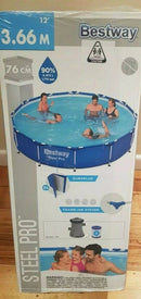 BESTWAY 12FT Steel Pro Metal frame swimming pool BRAND NEW