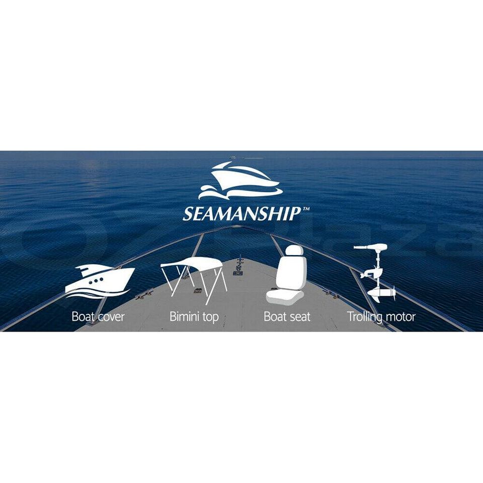Seamanship 2X Folding Boat Seats Seat Marine Seating Set All Weather Swivels