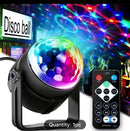 1pc Bring The Party To Life With Sound Activated RGB Disco Ball Lights