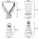 2000W Adjustable Electric Heat Gun Temperature Hot Air Heating Tool W/ 4 Nozzles