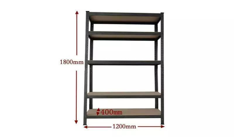 1.2Mx1.8M Steel Warehouse Rack Storage Garage Shelving Shelf Shelves