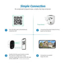 Wireless Battery Security Camera System WIFI Outdoor 1080P HD Rechargeable PIR