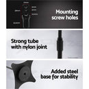 2pcs Speaker Stands Stand Studio Adjustable Height Mount Studio Floor Stage Home