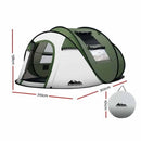 Instant Up Camping Tent 4-5 Person Pop up Tents Family Hiking Dome