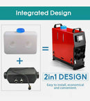All IN One Diesel Air Heater 5KW 12V Thermostat For Caravan Motorhome Trailer