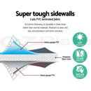 Bestway Swimming Pool above Ground Pools Steel Frame Rectangular