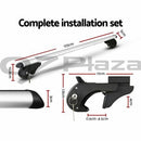 Universal Car Roof Racks Pod Cross Bars Aluminium Adjustable 108cm Sliver