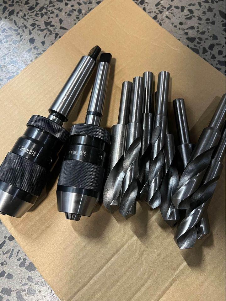 Drill bits + keyless chucks
