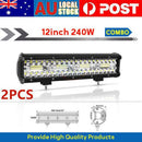 3Rows LED Bar 12" Inch LED Light Bar LED Work Light Combo Beam for Car Tractor