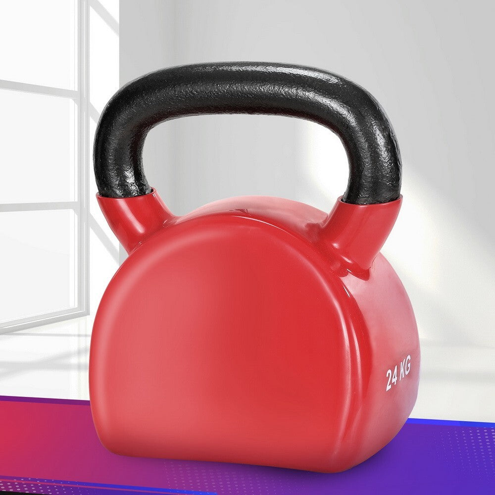 24kg Kettlebell Weightlifting Bench Dumbbells Kettle Bell Gym Home