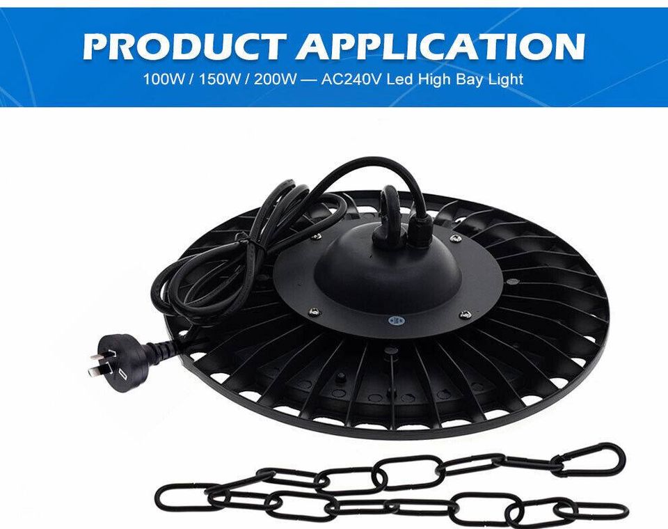 UFO LED High Bay Lights 150W Warehouse Industrial Factory Light Lamp