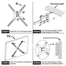 Full Motion TV Wall Mount Bracket Swivel Tilt 32 37 42 40 50 52 55 Inch LED LCD