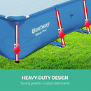 Bestway Swimming Pool above Ground Pools Steel Frame Rectangular