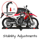 Motorcycle Motorbike Carrier Rack 2" Towbar Arm Rack Dirt Bike Ramp Steel