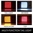 2Pcs 75 LED Tail Lights Trailer Ute Caravan Stop Indicator Rear Lamp Taillights
